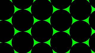 12Hrs of Big Black Circle Grid on Green