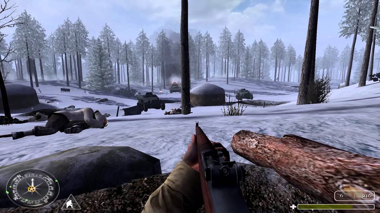 Call Of Duty: United Offensive - Mission 1, Bastogne - YouTube