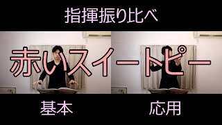 見て学ぶ指揮法・指揮振り比べ　女声3部合唱「赤いスイートピー」（編曲:田中和音）　基本・応用