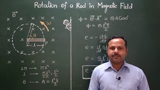 7. Rotation of a rod in magnetic field | 12th Physics Handwritten Notes #cbse