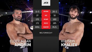 ACA 117: Элдер Аллан Аморим vs. Хусейн Халиев | Elder Allan Amorim vs. Khusein Khaliev