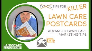 Killer Lawn Care Postcards That Land Thousands of Customers