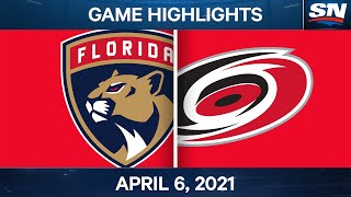 NHL Game Highlights | Panthers vs. Hurricanes – Apr. 6, 2021