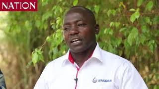 Former Laikipia governor Joshua Irungu applauds water project in Mandera