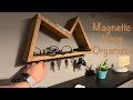 How to make magnetic wooden key holder / Organizer Video