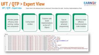 EarnQA UFT QTP - QTP Overview