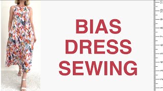 Bias dress PATTERN inside 🎥