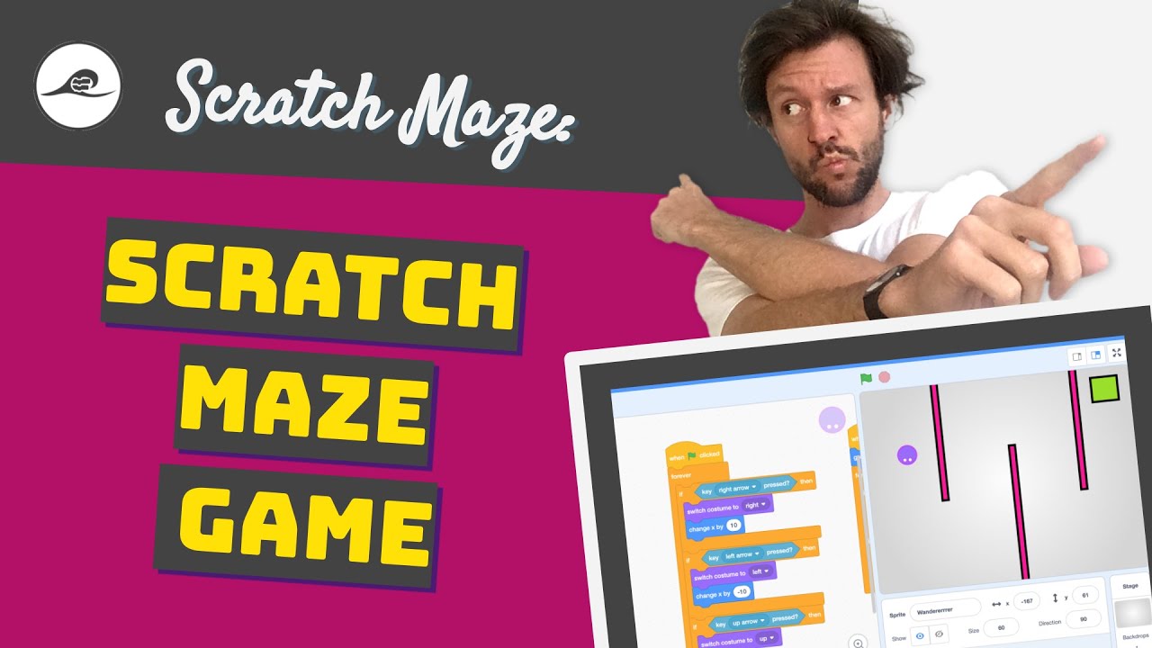 Easy Scratch 3 Maze Game | How To Make A Maze Game For Beginners - YouTube