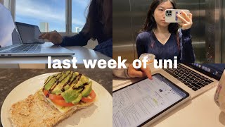 last week of uni vlog | done with 1st year! ✅