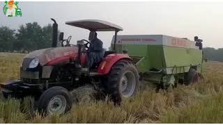 YTO ex800 hauling master tractor baler machine performance