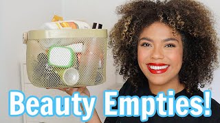 Beauty Empties! Surprising Skincare + Drugstore Curls