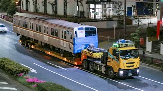 東京メトロ7000系7134F 7034号車廃車陸送