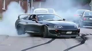 トヨタ スープラ モンスターサウンド エキゾースト バーンアウト Toyota SUPRA BURNOUT