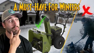 Conquering Winter: Green Machine’s 62V Cordless Snow Blower Unboxing