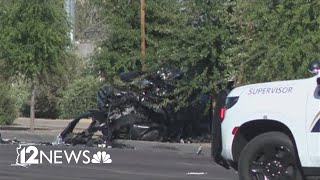 2 people hospitalized following Phoenix crash