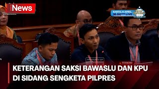 Saksi Bawaslu Jawab Pertanyaan Tim Amin, Ganjar-Mahfud, Prabowo-Gibran - Breaking News 03/04