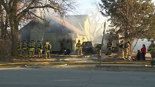One firefighter injured during house fire on SW 17th St. in Topeka
