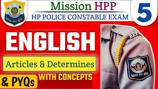 Articles and Determines | C-5 | English | Mission HPP | HP Police Constable Recruitment 2024-25