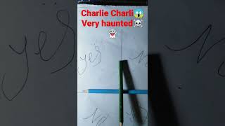 Charlie Charlie 😱😱very haunted scary game☠️👻☠️😱#shorts #ghost
