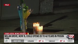Nolan Grove, now 15, could spend 20 to 40 years in prison