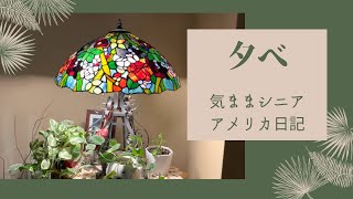 夕べのひと時【気ままシニア・アメリカ日記】何気ない日常の様子です/散歩/家庭菜園/読書