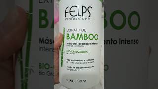 Cabelo Hidratado com linha Bamboo da Felps              #felps#bamboo #hidratação#carolmls