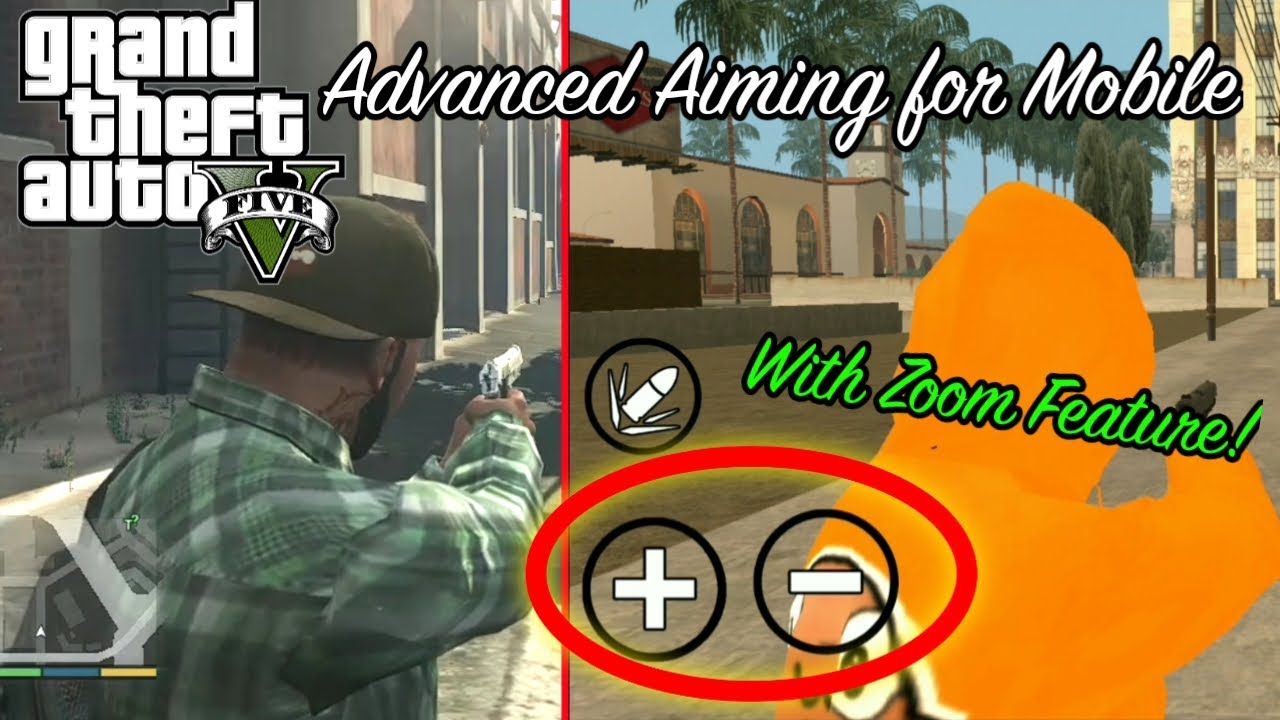 GTA SA Android: GTA V Advanced Aiming [Mod Showcase] - YouTube