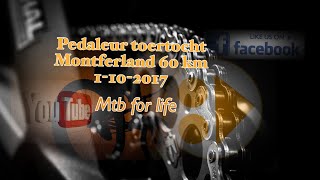 Mtb Montferland pedaleur toertocht 60 km 1-10-2017