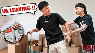 “IM MOVING OUT” PRANK ON MY BESTFRIEND (ROOMATE) *HE CRIED*