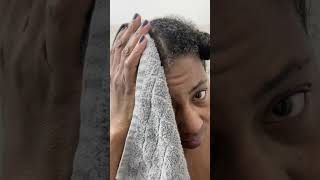 Drying Natural Hair with a Towel