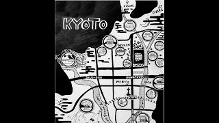 [Kyoto map drawing]京都手書き地図タイムラプス #shorts