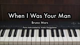 When I Was Your Man - Bruno Mars | Piano Karaoke by Andre Panggabean