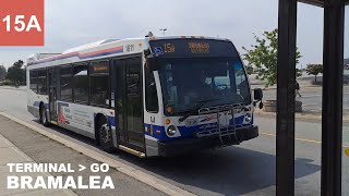 From Terminal to Terminal | Brampton Transit Line 15 from Bramalea Terminal to Bramalea GO