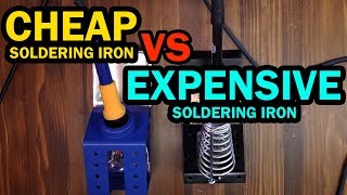 Cheap Soldering Iron vs Expensive Iron (Good \u0026 Bad Soldering Station Comparison)