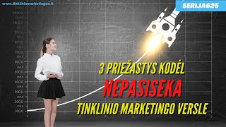 Serija625 Kada žmonės NEPASIEKIA REZULTATO tinklinio marketingo versle? 😭