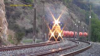 (CHILE) MIX DE TRENES DE CARGA Y PASAJEROS EN AGUILA SUR