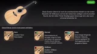 Turbosounds-app Update 1.2 Ovation Gitarre Sound-DEMO