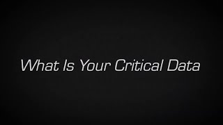 What is Your Critical Data - Dr Eric Cole’s Security Tips