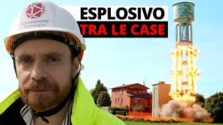 Demolizione con ESPLOSIVO nel centro del paese!!