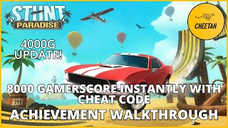 Stunt Paradise - 8000 GAMERSCORE INSTANTLY WITH CHEAT CODE! 2X STACK