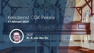 CGK Pekela - Middagdienst van 11 februari 2024