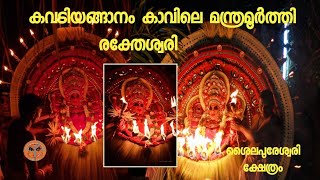 കവടിയങ്ങാനത്ത്‌ രക്തേശ്വരി | Kavadiyanganath Raktheswari | shailapureswari temple Kunnathillam