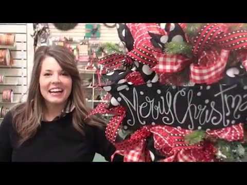 Christmas Mesh Wreath 2015 with Anna Christmas Mesh Wreath 2015 with Anna
