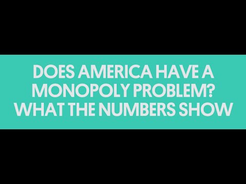 Does America have a monopoly problem? What the numbers show about the US monopoly problem