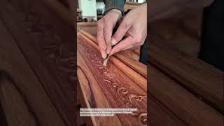 The production techniques of mahogany furniture #Mortise and tenon technique #Mahogany furniture