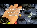 ASICS Winter RUN Clothing Test Review [Metarun Hoodie Road Tight and Road Jacket]!