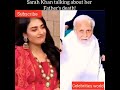 Sarah khan talking about her father's death!