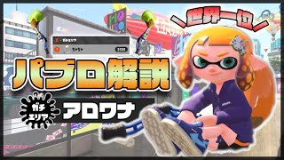 【スプラトゥーン2】XP2920パブラーによるアロワナ解説【パブロ】