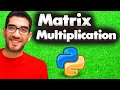 Matrix Multiplication in Python using NumPy (using @ operator, matmul and dot)