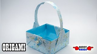 How to make easy ORIGAMI BASKET(종이접기 바구니)